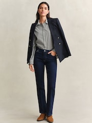 GANT Green Classic Poplin Stripe Shirt - Image 2 of 7