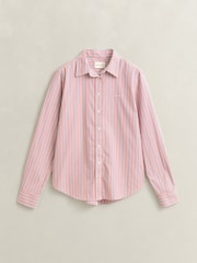 GANT Orange Classic Poplin Stripe Shirt - Image 7 of 7