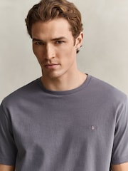 GANT Grey Shield Logo T-Shirt - Image 4 of 5