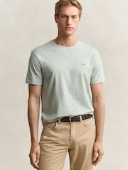 GANT Light Green Shield Logo T-Shirt - Image 1 of 5