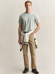 GANT Light Green Shield Logo T-Shirt - Image 3 of 5