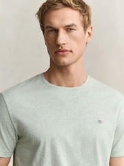 GANT Light Green Shield Logo T-Shirt - Image 4 of 5