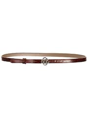 GANT Croc Leather Monogram Buckle Belt - Imagen 1 de 1