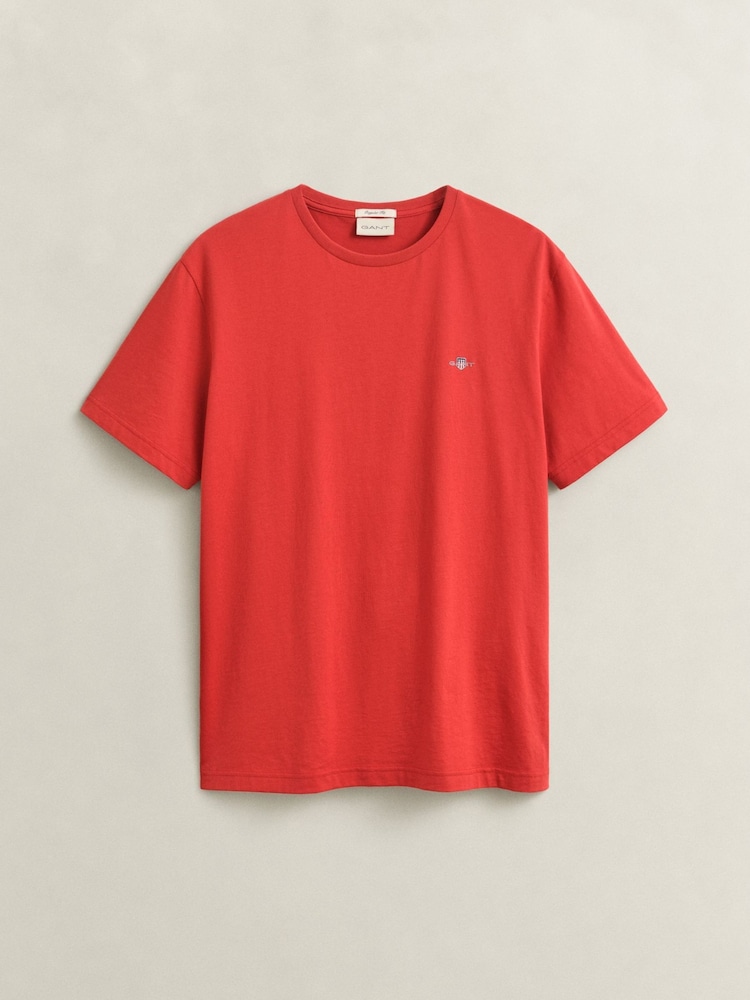 GANT Red Shield Logo T-Shirt - Image 5 of 5