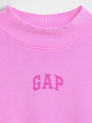 Gap Heavyweight French Terry Oversized Mock Neck Sweatshirt - Bild 4 von 4