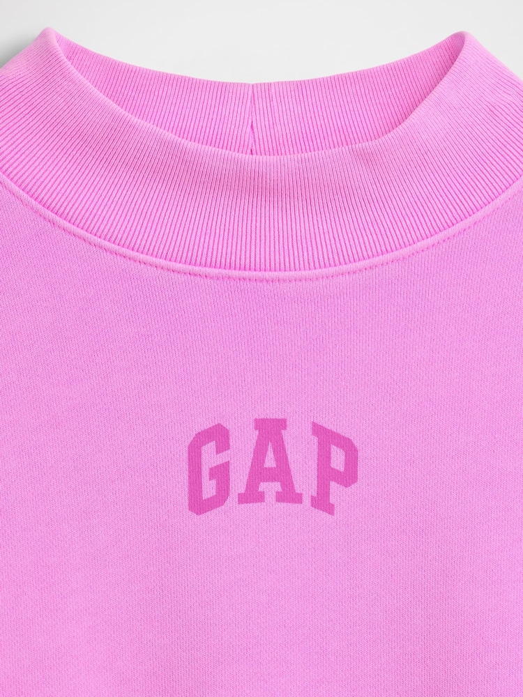 Gap Heavyweight French Terry Oversized Mock Neck Sweatshirt - Bild 4 von 4