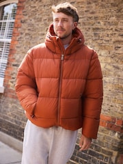 橙色 - Shower Resistant Puffer Jacket - 图片1 / 4