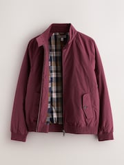 Burgundy Red Shower Resistant Padded Harrington Jacket - Image 10 of 13