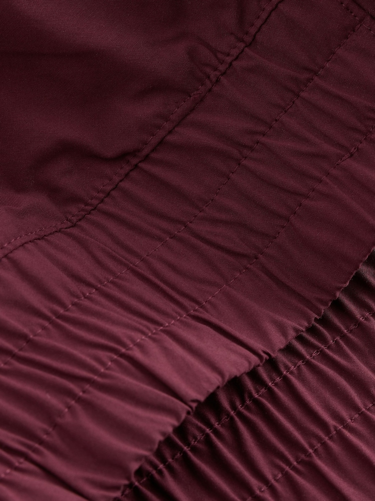 Burgundy Red Shower Resistant Padded Harrington Jacket - Image 13 of 13 Burgundy Red Shower Resistant Padded Harrington Jacket - Image 13 of 13