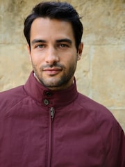 Burgundy Red Shower Resistant Padded Harrington Jacket - Image 5 of 13