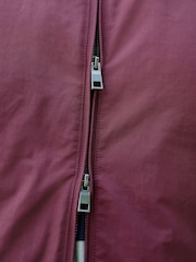 Burgundy Red Shower Resistant Padded Harrington Jacket - Image 8 of 13