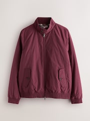 Burgundy Red Shower Resistant Padded Harrington Jacket - Image 9 of 13