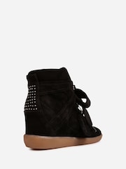 Bronx Jaeyy Suede Lace Up Wedge Trainers - Bild 5 von 7
