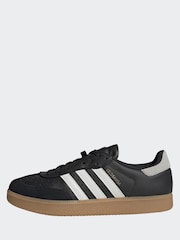 adidas Black Velosamba Leather Shoes - Image 4 of 10