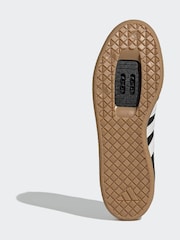 adidas Black Velosamba Leather Shoes - Image 8 of 10