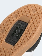 adidas Black Velosamba Leather Shoes - Image 9 of 10