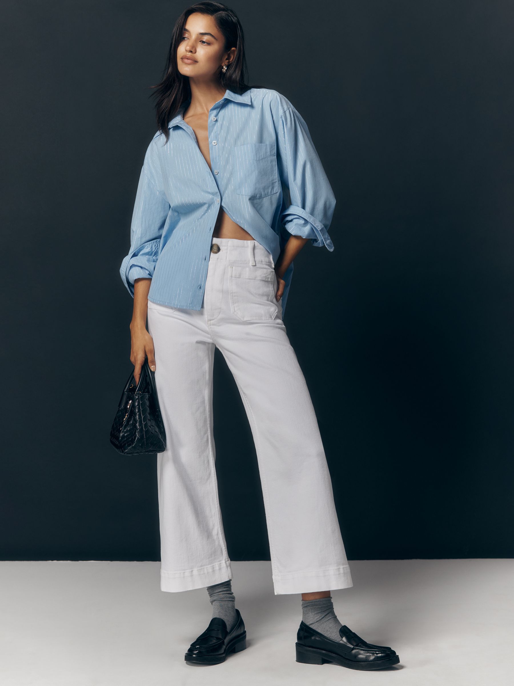 Buy Anthropologie White Maeve The Colette High Waisted Denim
