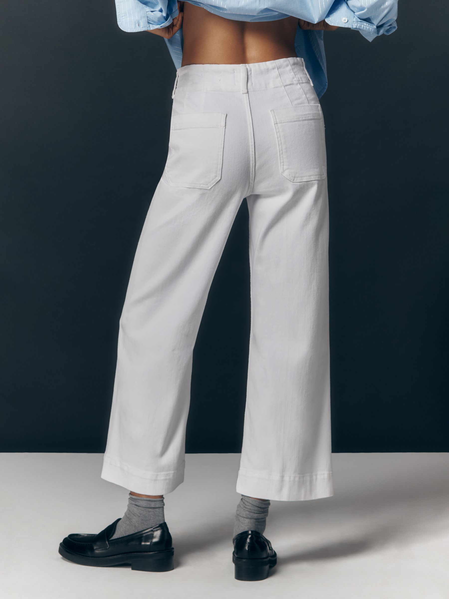 Buy Anthropologie White Maeve The Colette High Waisted Denim