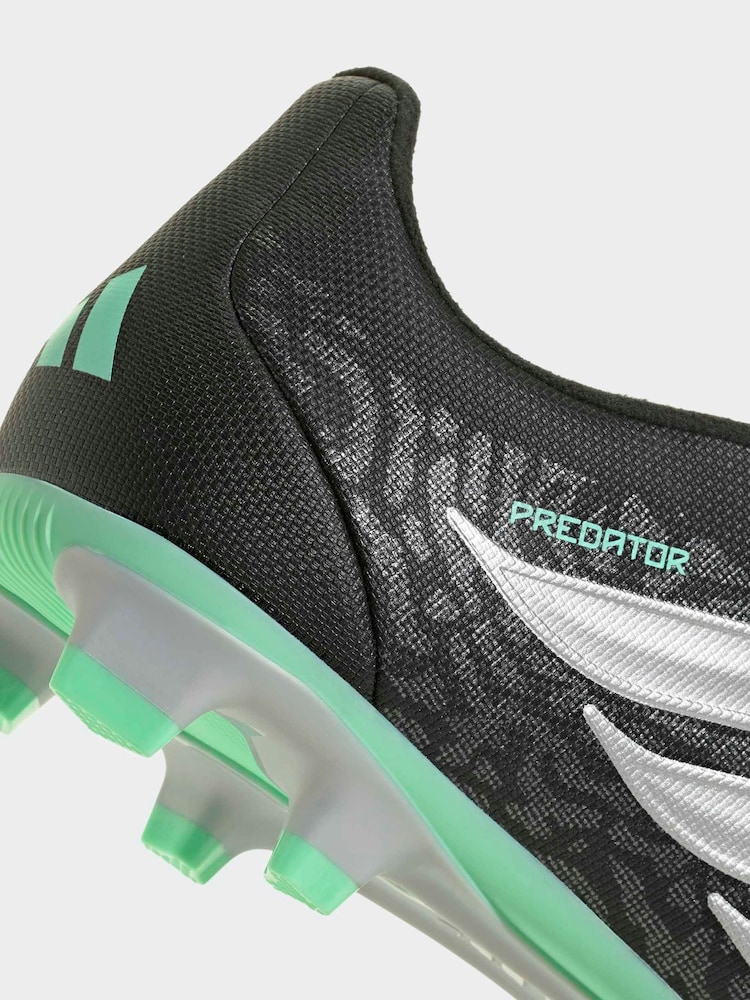 adidas Black Predator Club Fold-Over Tongue Firm Ground/ Multi Ground Football Boots - Image 10 of 10 adidas Black Predator Club Fold-Over Tongue Firm Ground/ Multi Ground Football Boots - Image 10 of 10