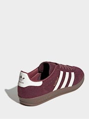 adidas Originals Burgundy Gazelle Indoor Trainers - Image 4 of 9