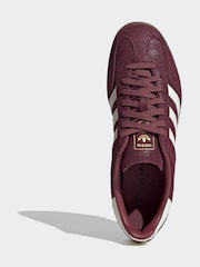 adidas Originals Burgundy Gazelle Indoor Trainers - Image 5 of 9