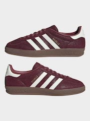 adidas Originals Burgundy Gazelle Indoor Trainers - Image 7 of 9