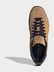 بيج - حذاء رياضي Gazelle Indoor من adidas Originals - صورة 5 من 8