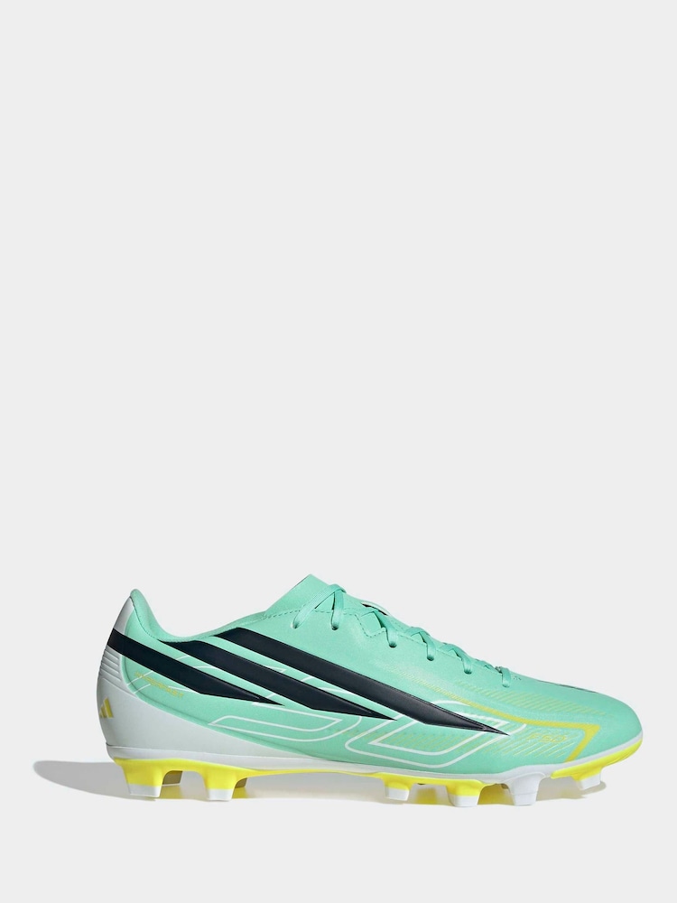 adidas Green F50 Hyperfast Club Firm Ground / Multi Ground Football Boots - Image 1 of 9