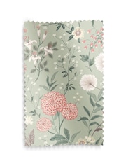 Laura Ashley Pistachio Otterham Gardens Made to Measure Curtains - Image 9 of 9