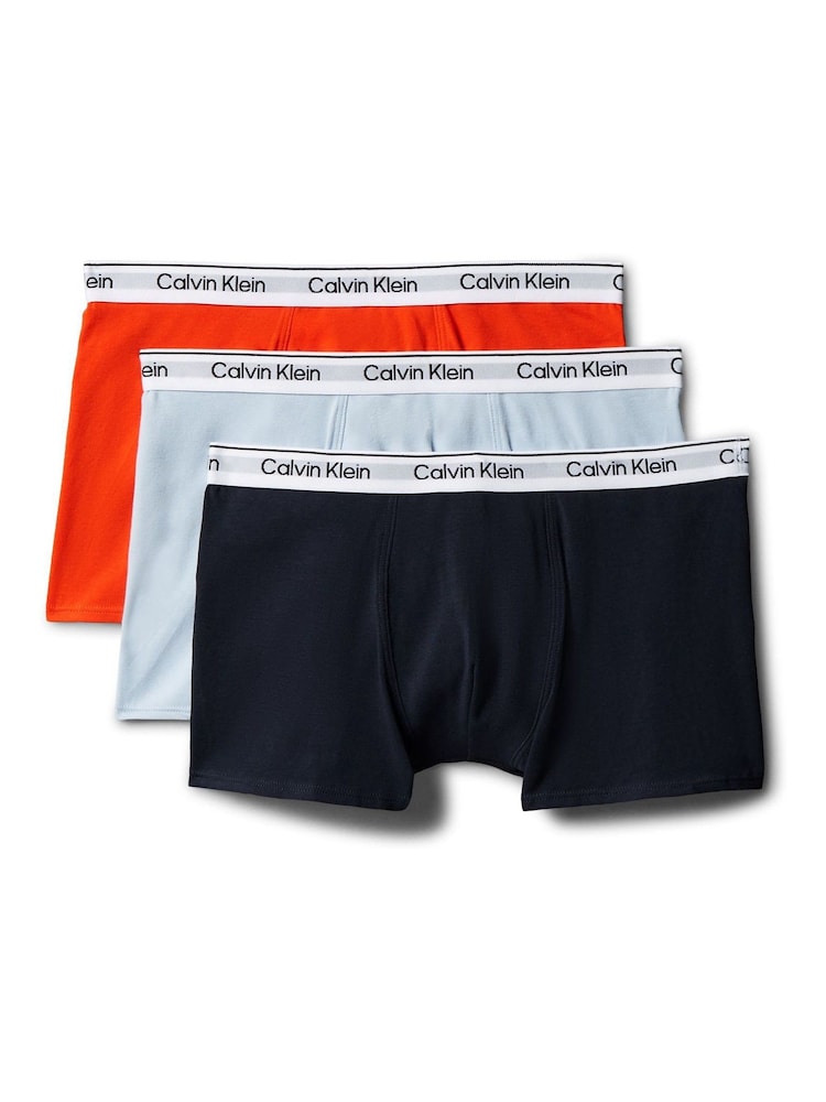 Calvin Klein Red Trunks 3 Pack - Image 1 of 1 Calvin Klein Red Trunks 3 Pack - Image 1 of 1