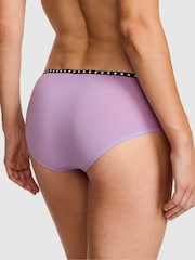 Victoria's Secret Pink Lilac Purple Crush Hipster Cotton Mini Logo Knickers - Image 2 of 2