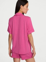 Victoria's Secret Heather Bright Rose Pink Modal Short Pyjamas Set - Image 2 of 2