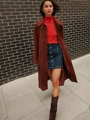 Red Long Sleeve Roll Neck Jumper - Image 2 of 8