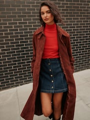 Red Long Sleeve Roll Neck Jumper - Image 3 of 8