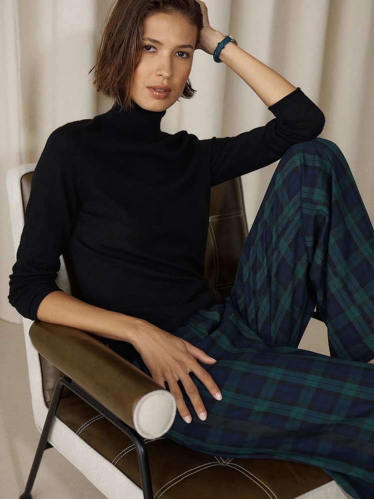 Black Long Sleeve Roll Neck Jumper - Image 1 of 8 Black Long Sleeve Roll Neck Jumper - Image 1 of 8