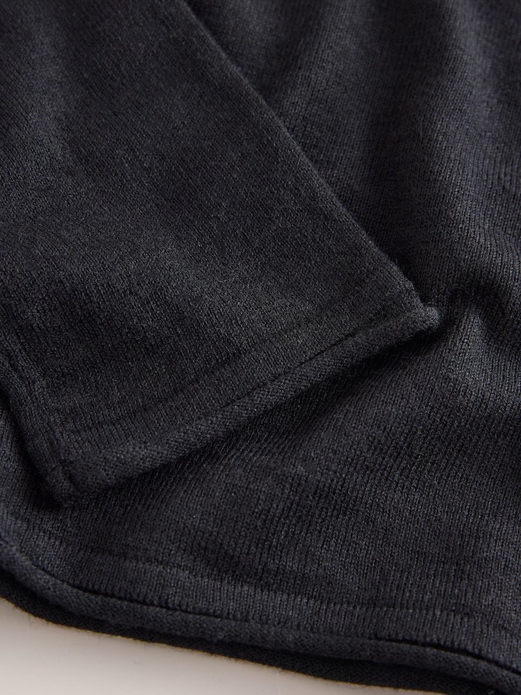 Black Long Sleeve Roll Neck Jumper - Image 8 of 8 Black Long Sleeve Roll Neck Jumper - Image 8 of 8
