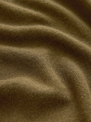 Khaki Green Long Sleeve Roll Neck Jumper - Image 5 of 6