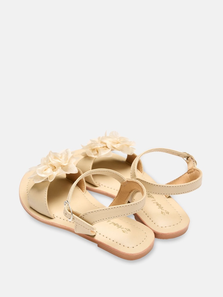 Angel & Rocket Cream Flower Sandals - Bild 2 von 4