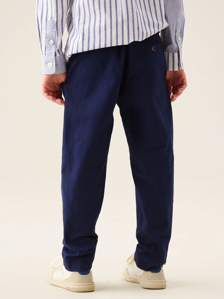 Angel & Rocket Blue Wilf Navy Smart Chino - Image 2 of 5 Angel & Rocket Blue Wilf Navy Smart Chino - Image 2 of 5