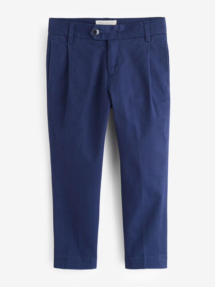 Angel & Rocket Blue Wilf Navy Smart Chino - Image 5 of 5 Angel & Rocket Blue Wilf Navy Smart Chino - Image 5 of 5