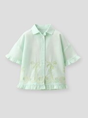 Angel & Rocket Palma Embroidered Shirt - Bild 1 von 2