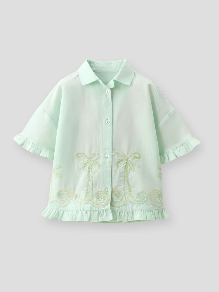 Angel & Rocket Palma Embroidered Shirt - Bild 1 von 2