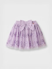 Angel & Rocket Purple Delta Bow Sequin Skirt - Image 5 of 6