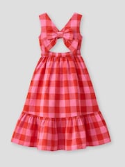 Angel & Rocket Pink Bella Gingham Dress - Image 9 of 9