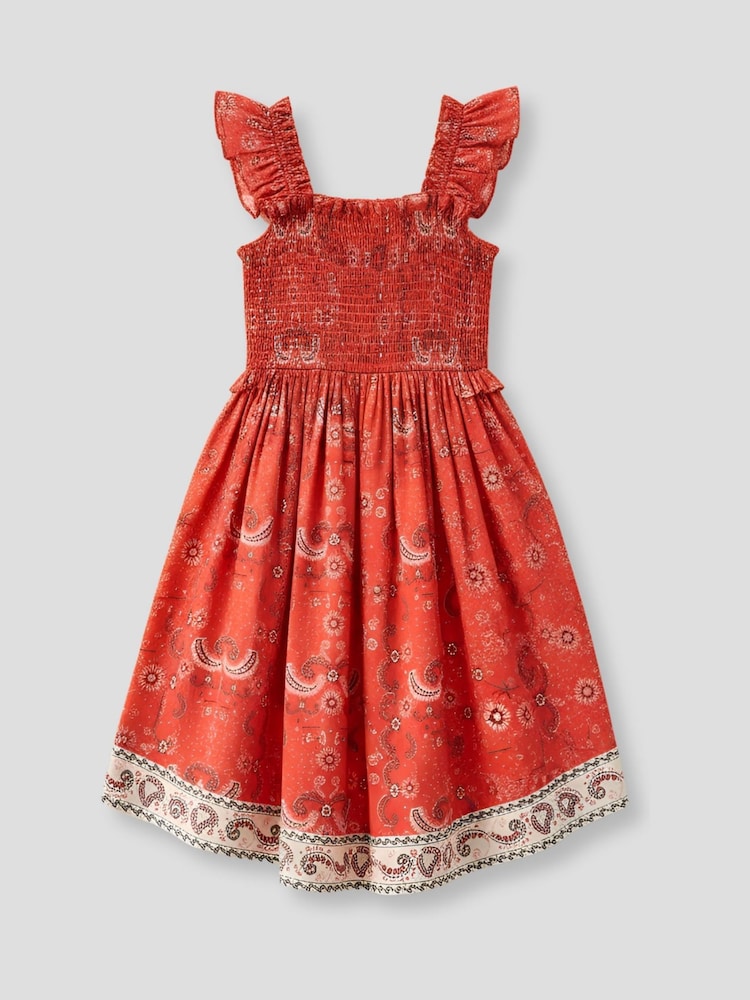 Angel & Rocket Red Ava Hanky Hem Bandana Print Dress - Image 2 of 2