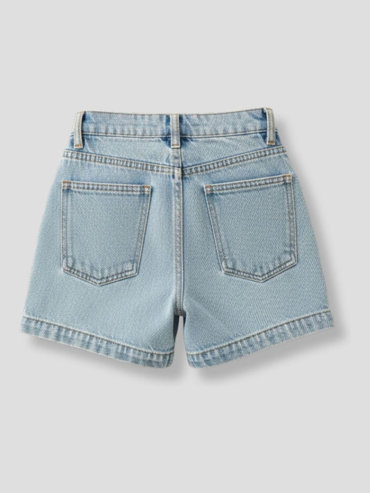 Angel & Rocket Blue Sienna Denim Shorts - Image 4 of 4