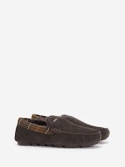 Barbour Brown Monty Moccasin Slippers - Image 2 of 5