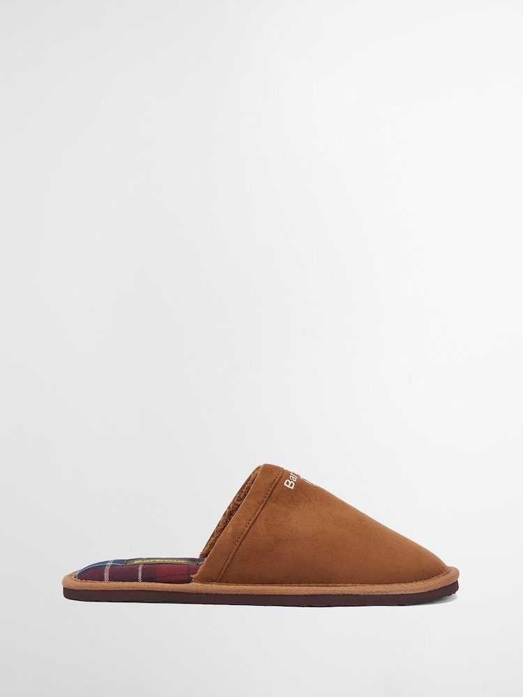 Barbour Everitt Tartan Mule Slippers - صورة 1 من 7 Barbour Everitt Tartan Mule Slippers - صورة 1 من 7
