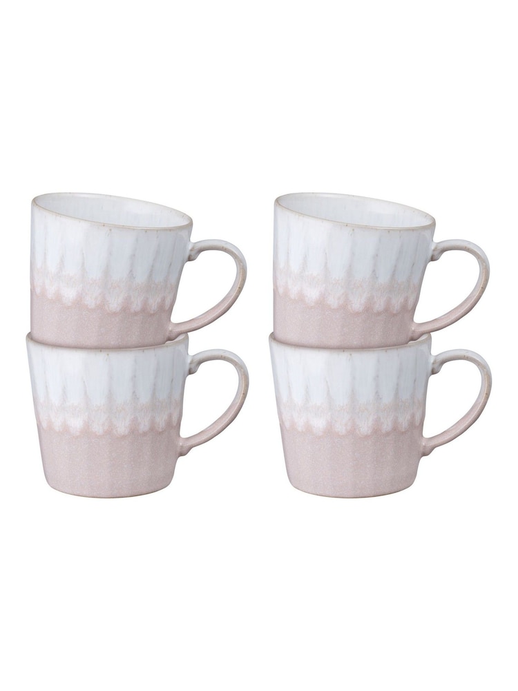 Denby Set of 4 Pink Reactive Mugs - Image 2 of 4