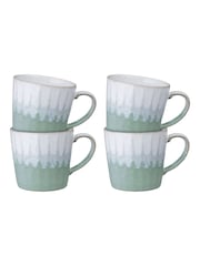 Denby Set of 4 Green Reactive Mugs - Image 2 of 4